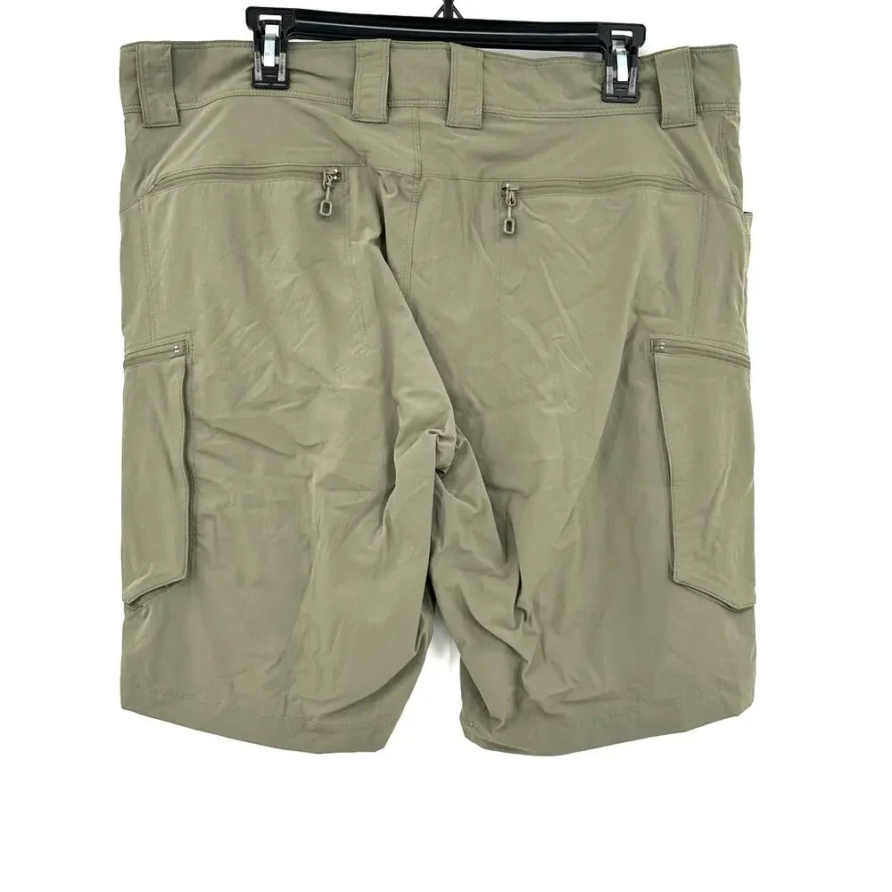 Beyond Size Large Cargo Shorts‎ Zipper Pockets Casual Hiking Outdoors Relaxed